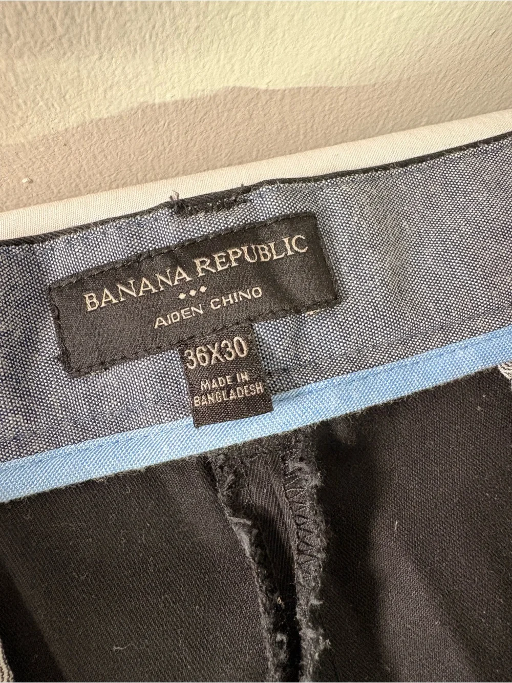 Banana Republic Black Straight Chinos